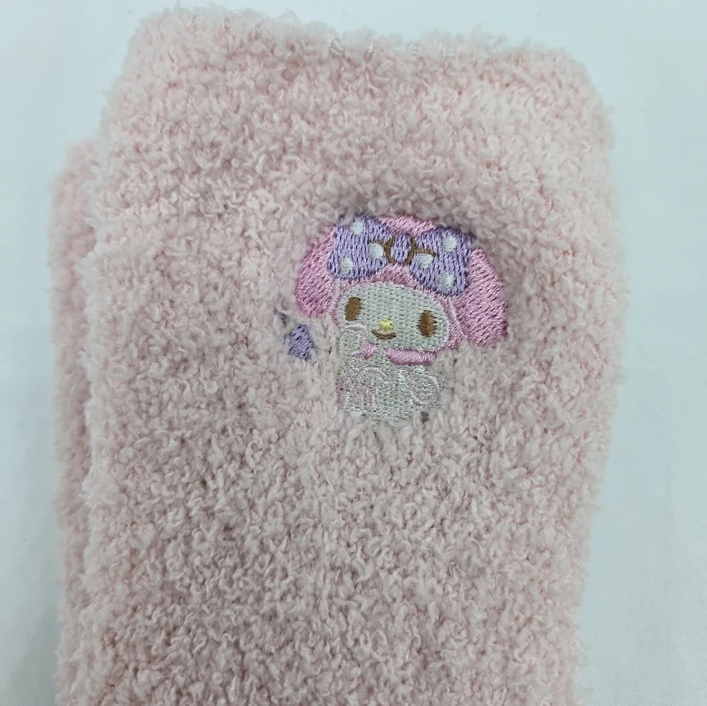 Sanrio My Melody Fuzzy Pink Cozy Socks